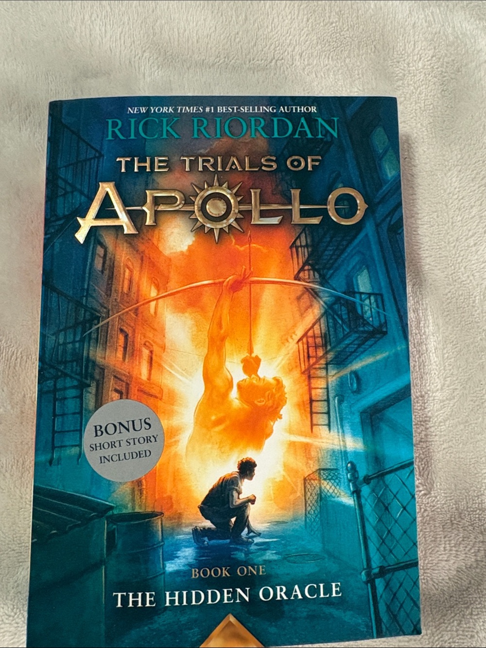 The Trials of Apollo - book one, the hidden oracle by rick riordan